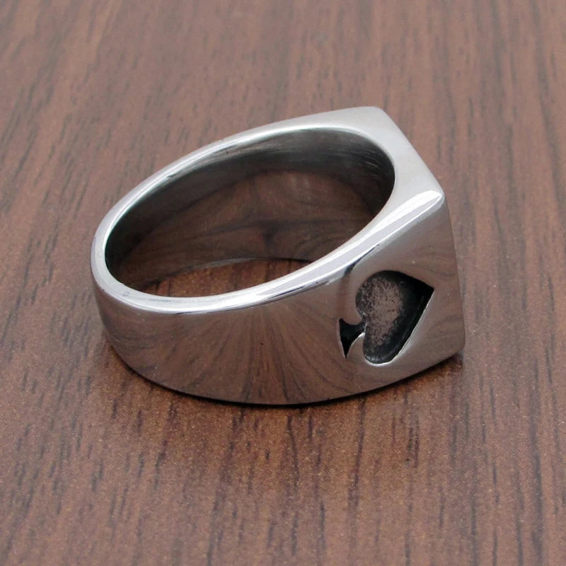 Ace of Spades Ring