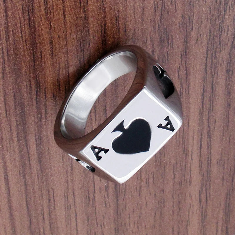 Ace of Spades Ring